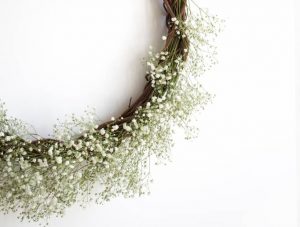 bloemen om te bewaren door blomsterkrans