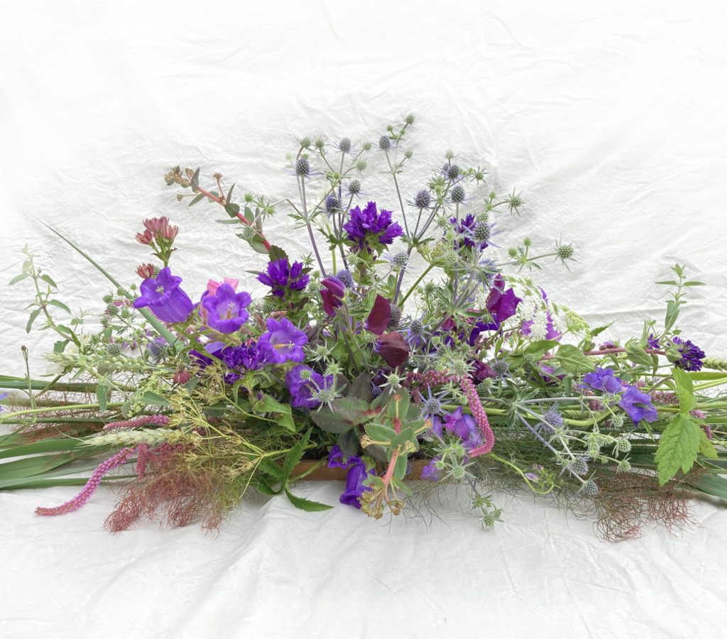 biologisch rouwboeket SCHIK bloemen